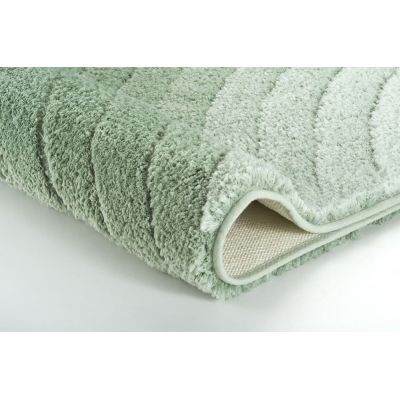 Dywanik łazienkowy 120x70 cm prostokątny zielony 4099652225 Kleine Wolke Tender