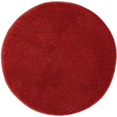 Dywanik łazienkowy 100x100 cm okrągły czerwony 5405453521 Kleine Wolke Relax