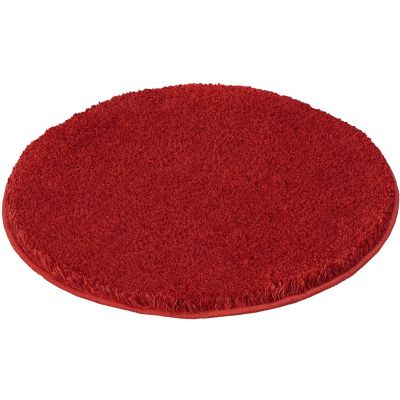 Dywanik łazienkowy 100x100 cm okrągły czerwony 5405453521 Kleine Wolke Relax