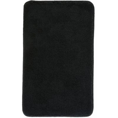 Dywanik łazienkowy 80x50 cm prostokątny czarny 5405926207 Kleine Wolke Relax