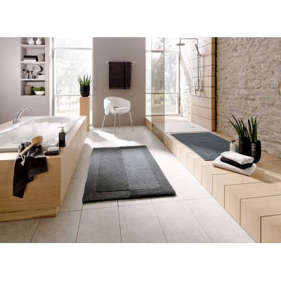Dywanik łazienkowy 100x60 cm prostokątny szary 5418905360 Kleine Wolke Havanna