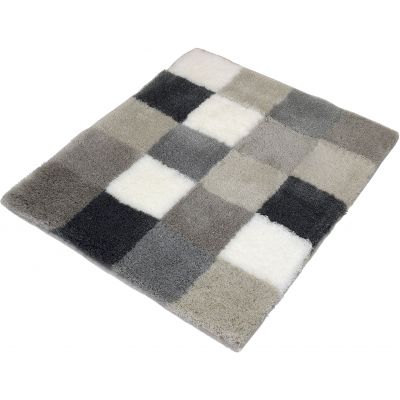 Dywanik łazienkowy 65x55 cm prostokątny szary 5426179539 Kleine Wolke Caro