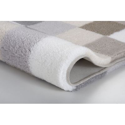 Kleine Wolke Caro dywanik łazienkowy 120x70 cm poliakryl szary/beżowy 5426287225