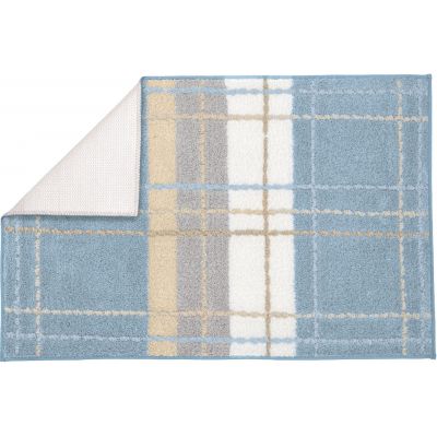 Kleine Wolke Kara dywanik łazienkowy 70x120 cm poliakryl niebieski 5543746225