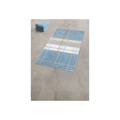 Kleine Wolke Kara dywanik łazienkowy 70x120 cm poliakryl niebieski 5543746225