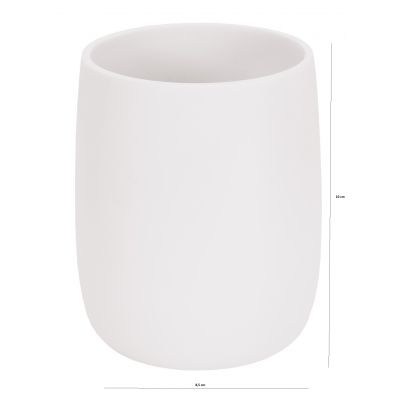 Kubek na szczoteczki biały 8035100852 Kleine Wolke Bonny