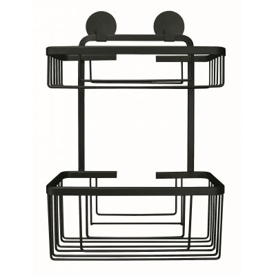 Koszyk łazienkowy czarny 8061926806 Kleine Wolke Rocco