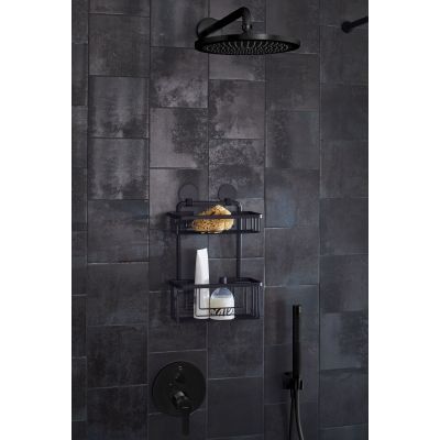 Koszyk łazienkowy czarny 8061926806 Kleine Wolke Rocco