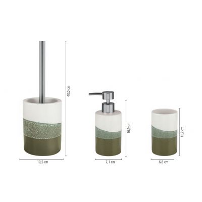 Kleine Wolke Moss 8669612856 szczotka toaletowa z rączką stojąca