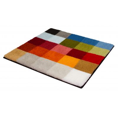 Dywanik łazienkowy 60x60 cm kwadratowy mix kolorów 8821148135 Kleine Wolke Cubetto