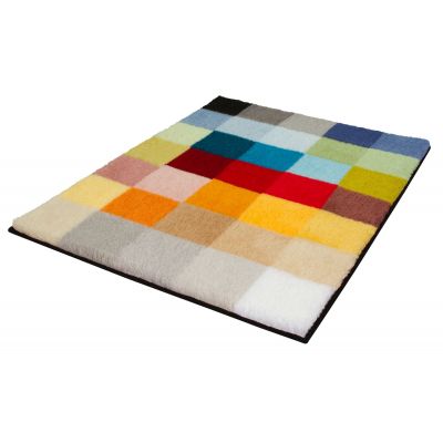 Dywanik łazienkowy 120x75 cm prostokątny mix kolorów 8821148449 Kleine Wolke Cubetto