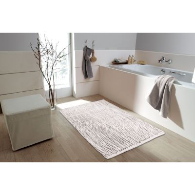 Dywanik łazienkowy 120x70 cm prostokątny szary 9108977225 Kleine Wolke Sway