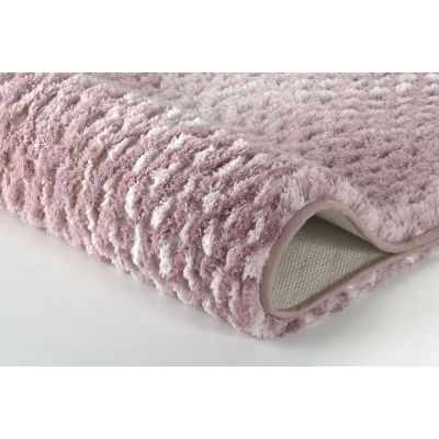 Dywanik łazienkowy 100x60 cm prostokątny różowy 9121407360 Kleine Wolke Cory