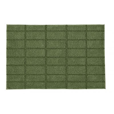 Dywanik łazienkowy 120x70 cm prostokątny zielony 9176612225 Kleine Wolke Tiles