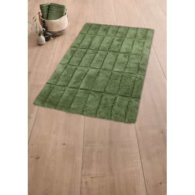 Dywanik łazienkowy 120x70 cm prostokątny zielony 9176612225 Kleine Wolke Tiles