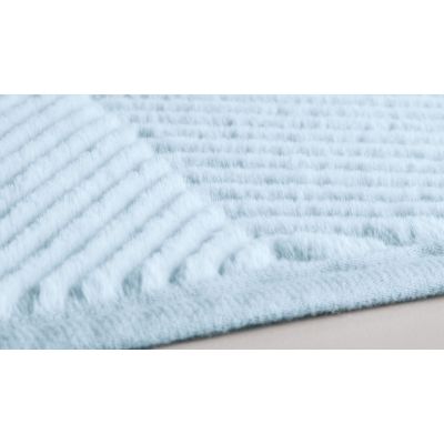 Dywanik łazienkowy 90x60 cm prostokątny niebieski 9178738519 Kleine Wolke ZigZag
