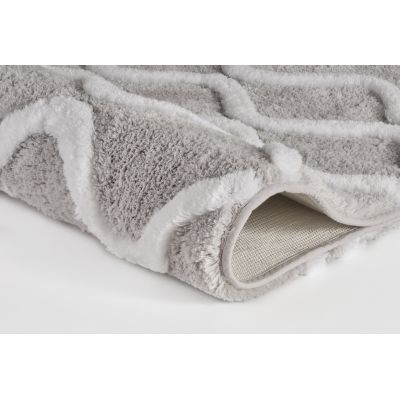 Dywanik łazienkowy 120x70 cm prostokątny biały 9180158225 Kleine Wolke Piana