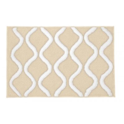 Dywanik łazienkowy 120x70 cm prostokątny biały 9180226225 Kleine Wolke Piana