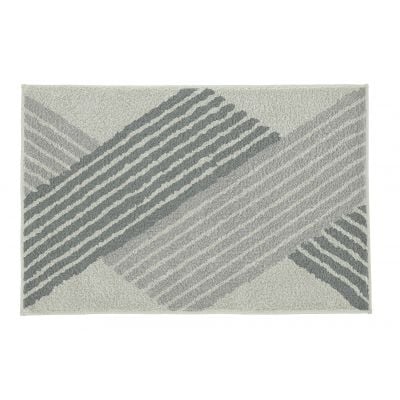 Dywanik łazienkowy 140x80 cm prostokątny szary 9181901657 Kleine Wolke Cross