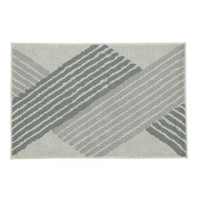 Dywanik łazienkowy 140x80 cm prostokątny szary 9181901657 Kleine Wolke Cross