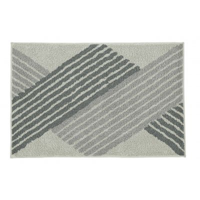 Dywanik łazienkowy 140x80 cm prostokątny szary 9181901657 Kleine Wolke Cross