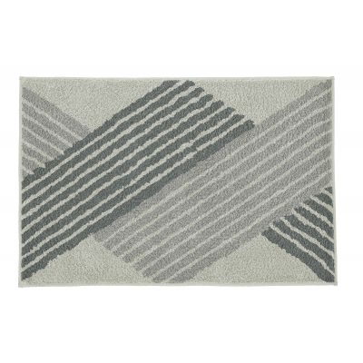 Dywanik łazienkowy 140x80 cm prostokątny szary 9181901657 Kleine Wolke Cross