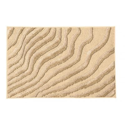 Dywanik łazienkowy 100x60 cm prostokątny beżowy 9183226360 Kleine Wolke Terrace