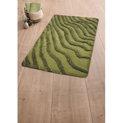 Dywanik łazienkowy 120x70 cm prostokątny zielony 9183616225 Kleine Wolke Terrace