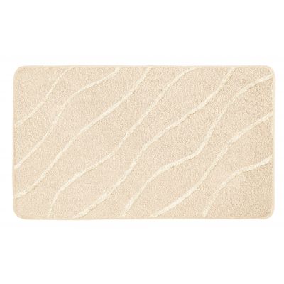 Dywanik łazienkowy 120x70 cm prostokątny beżowy 9189256225 Kleine Wolke Tram