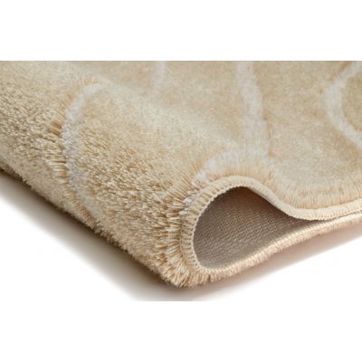 Dywanik łazienkowy 100x60 cm prostokątny beżowy 9189256360 Kleine Wolke Tram