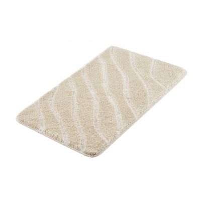 Dywanik łazienkowy 100x60 cm prostokątny beżowy 9189256360 Kleine Wolke Tram