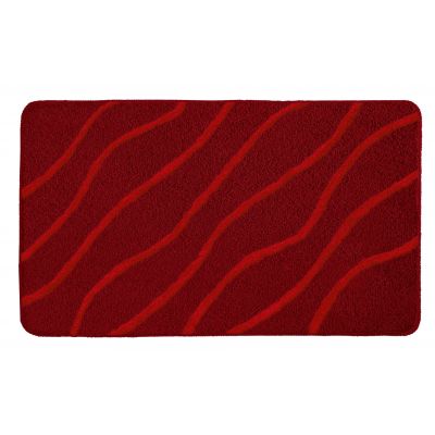 Dywanik łazienkowy 100x60 cm prostokątny czerwony 9189468360 Kleine Wolke Tram
