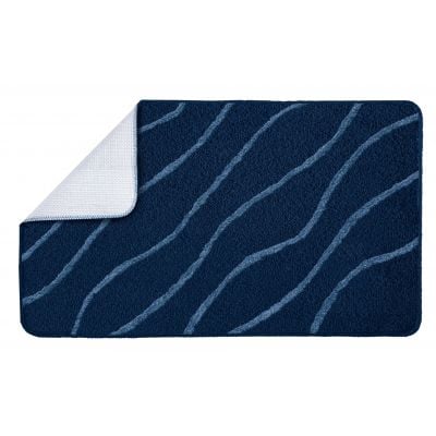 Dywanik łazienkowy 100x60 cm prostokątny niebieski 9189783360 Kleine Wolke Tram