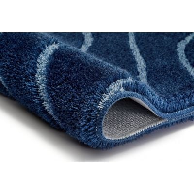 Dywanik łazienkowy 100x60 cm prostokątny niebieski 9189783360 Kleine Wolke Tram