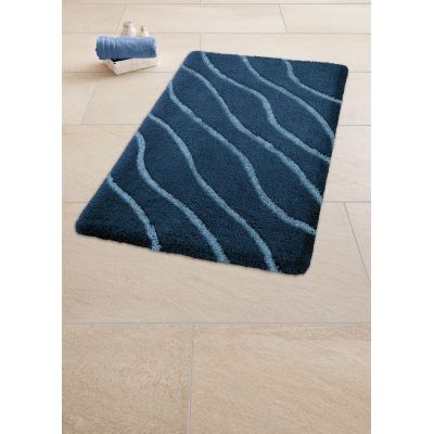 Dywanik łazienkowy 140x80 cm prostokątny niebieski 9189783657 Kleine Wolke Tram