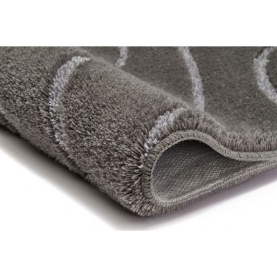 Dywanik łazienkowy 140x80 cm prostokątny szary 9189901657 Kleine Wolke Tram