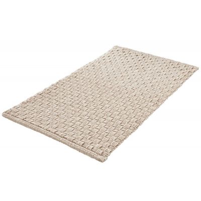 Dywanik łazienkowy 100x60 cm prostokątny beżowy 9193289360 Kleine Wolke Matino