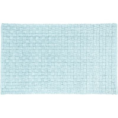 Dywanik łazienkowy 100x60 cm prostokątny niebieski 9193649360 Kleine Wolke Matino