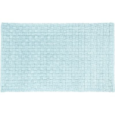 Dywanik łazienkowy 100x60 cm prostokątny niebieski 9193649360 Kleine Wolke Matino