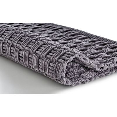 Dywanik łazienkowy 120x70 cm prostokątny szary 9193905225 Kleine Wolke Matino