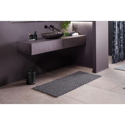 Dywanik łazienkowy 100x60 cm prostokątny szary 9193905360 Kleine Wolke Matino