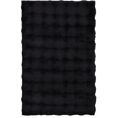 Dywanik łazienkowy 90x60 cm prostokątny czarny 9198926519 Kleine Wolke Cloud