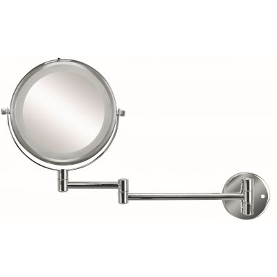 Lusterko kosmetyczne 17.5x17.5 cm okrągłe z oświetleniem chrom 8428124886 Kleine Wolke LED Mirror