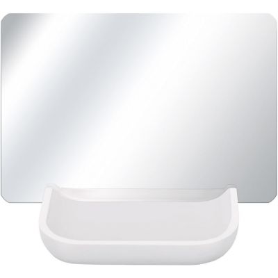 Lusterko kosmetyczne 12x17.3 cm prostokątne biały 8476100886 Kleine Wolke Tray Mirror