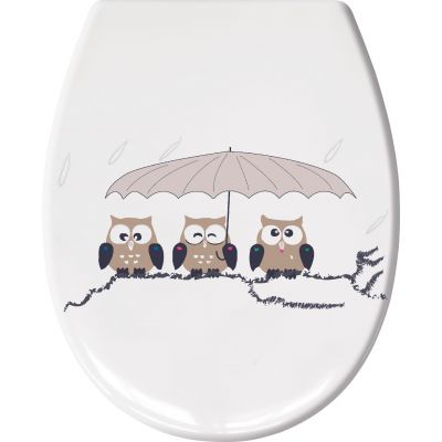 Deska sedesowa wolnoopadająca biała 1837271075 Kleine Wolke Eulen