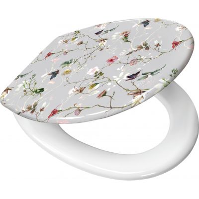 Deska sedesowa wolnoopadająca biała 1860148075 Kleine Wolke Flores