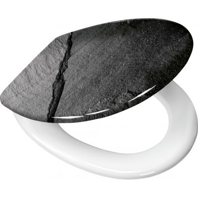 Deska sedesowa wolnoopadająca 1862905075 Kleine Wolke Slate