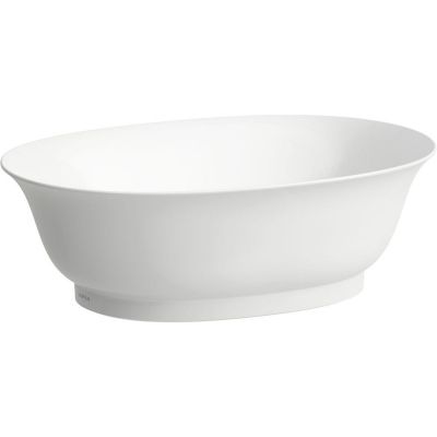 Umywalka 45x31 cm owalna nablatowa biała H8128504001121 Laufen The New Classic