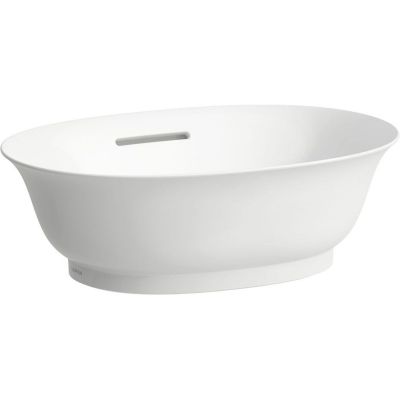 Umywalka 45x31 cm owalna nablatowa biała H8128514001091 Laufen The New Classic