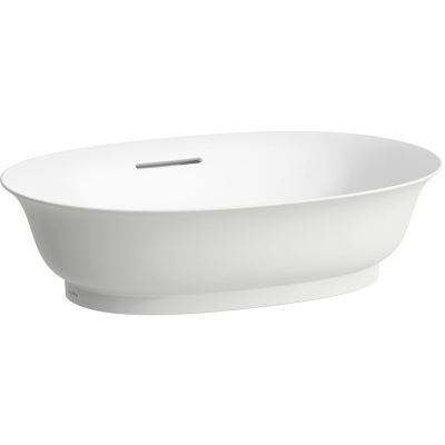 Umywalka 55x38 cm owalna nablatowa biała H8128534001091 Laufen The New Classic